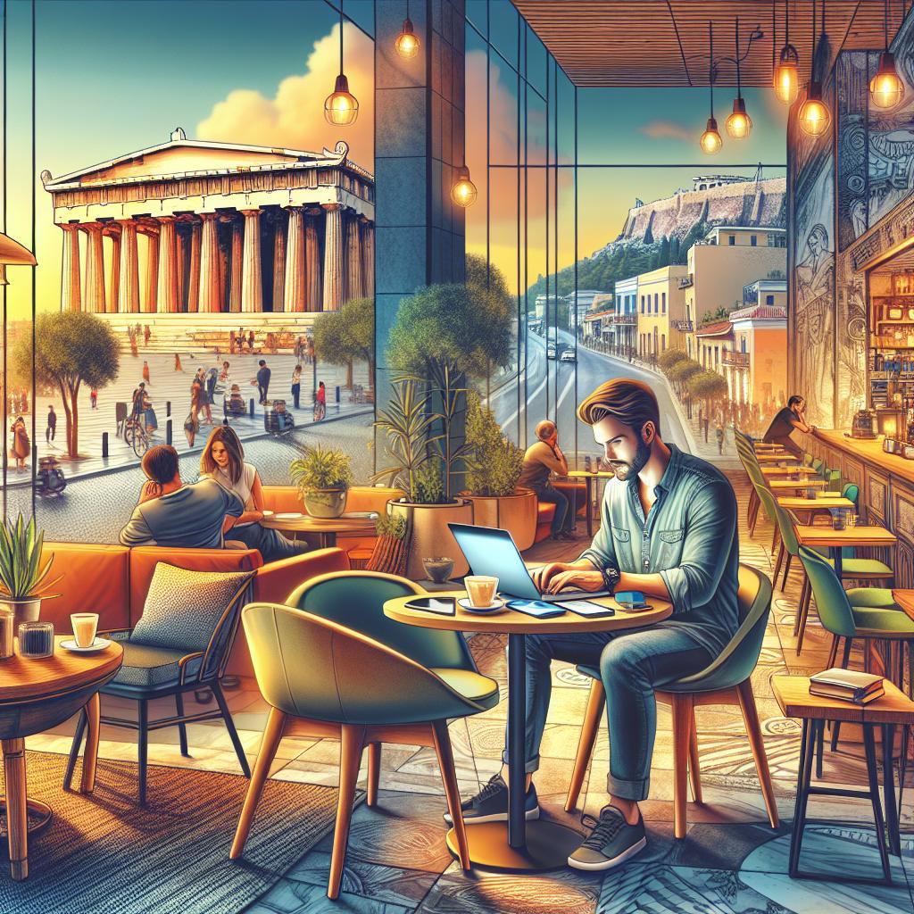 Athens Attracts Digital Nomads with Top Hybrid Work Ranking - header image