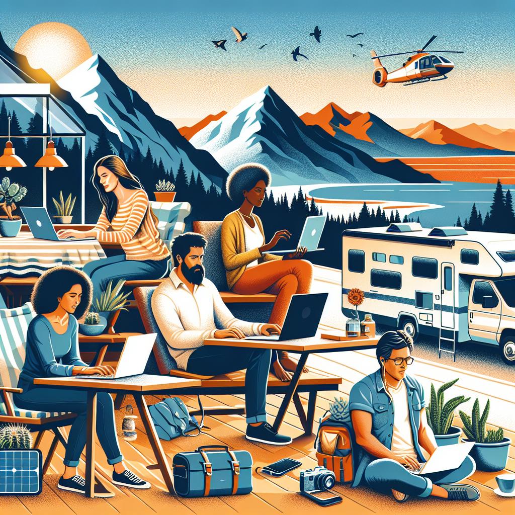 Explosive Growth of Digital Nomads in America Boosts Remote Work Trends - header image