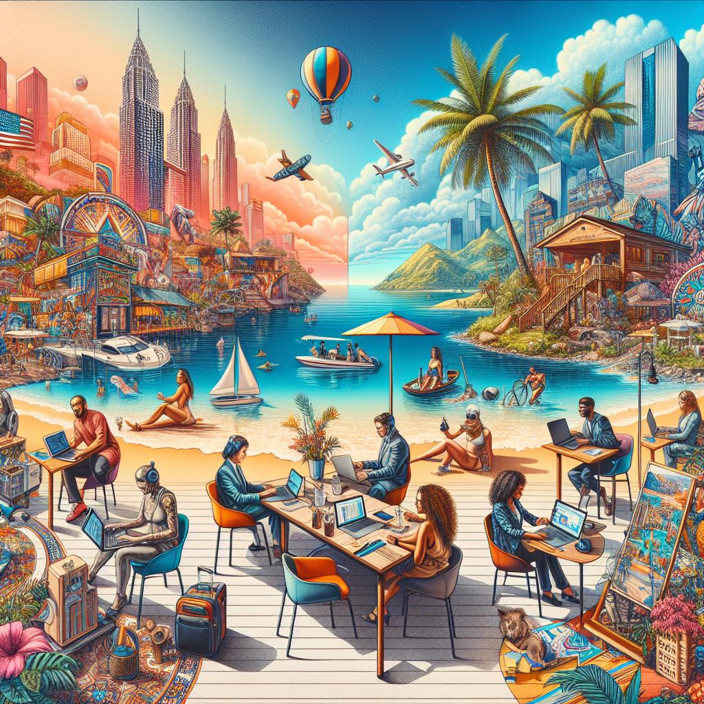 Rising Digital Nomadism: 10% of US Workers Go Remote - header image