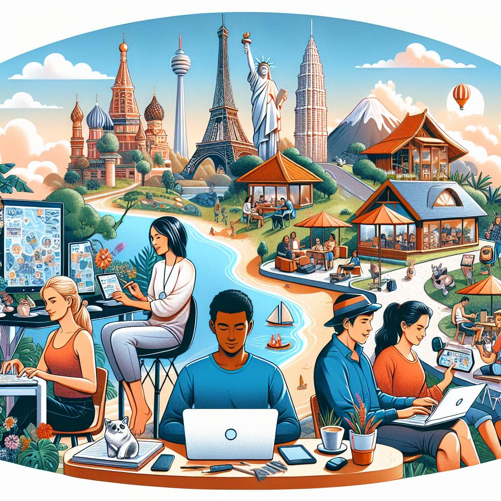 Top 10 Best Countries for Digital Nomads in 2024 - header image