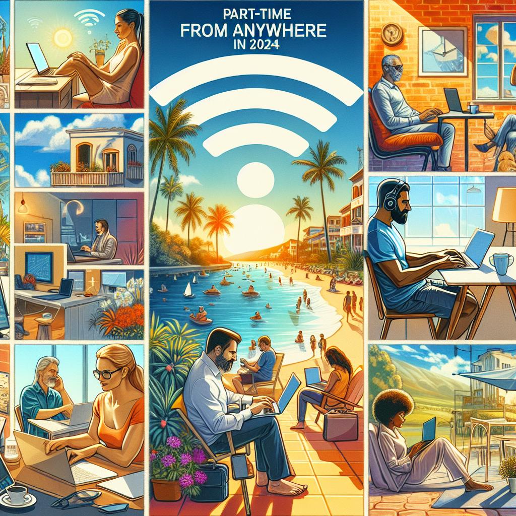Top 3 Remote Part-Time Jobs for 2024 You Can Do Anywhere - header image