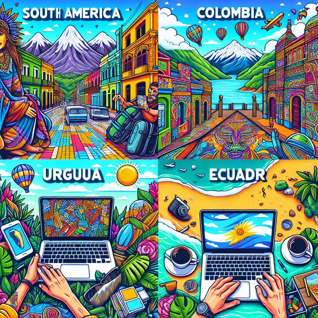 Top 4 Emerging South American Destinations for Digital Nomads 2025 - header image