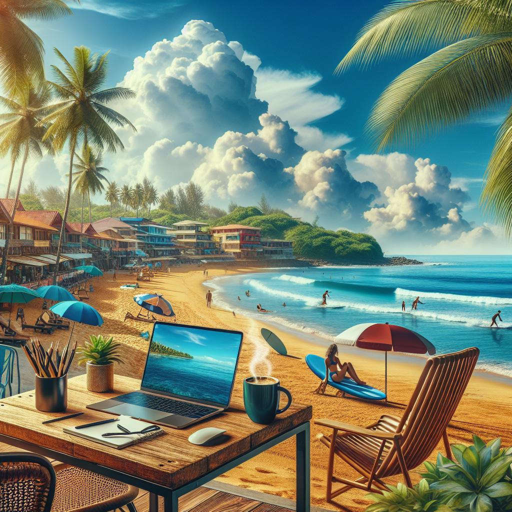 Top Beach Destinations for Remote Work and Digital Nomads - header image
