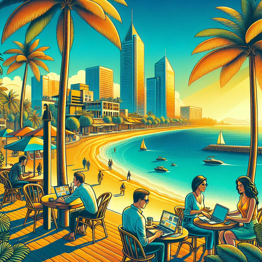Top U.S. Beach City Emerges as Premier Haven for Digital Nomads - header image